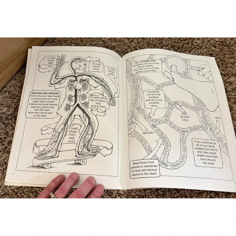 Doyer Publishing-My first Human Body Coloring book (NWT)